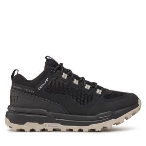 Trekkingi Halti. Czarne buty sportowe HALTI, bez wzorów, bez zapięcia, trekkingowe. Za 499,99 zł.