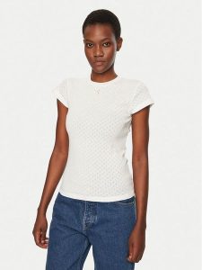 Herskind T-Shirt Ludo 5435178 Biały Regular Fit. Białe t-shirty Herskind, xs, bez wzorów, z bawełny, bez kołnierzyka, bez ramiączek. Za 209,99 zł.