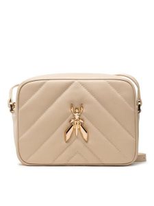 Patrizia Pepe Torebka CB0023/L004-B732 Beżowy. Brązowe torebki klasyczne Patrizia Pepe, bez wzorów, ze skóry, bez dodatków. Za 639,99 zł.