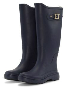 Ilse Jacobsen Kalosze w kolorze granatowym rozmiar: 38. Niebieskie kalosze Ilse Jacobsen, bez wzorów, z materiału. Za 173,99 zł.