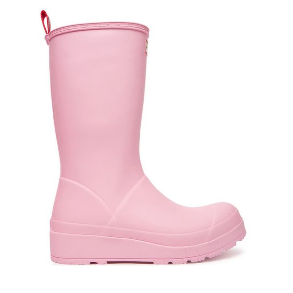 Kalosze Hunter. Czerwone kalosze Hunter, bez wzorów. Za 229,99 zł.