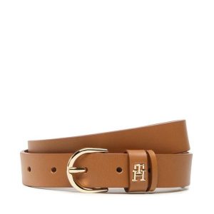 Pasek Damski Tommy Hilfiger. Brązowe paski TOMMY HILFIGER, bez wzorów. Za 179,99 zł.