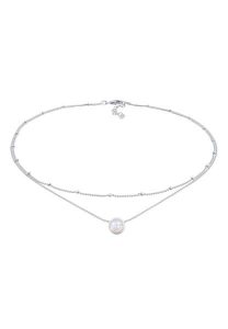 Elli Damski naszyjnik Choker Basic warstwowy z kamieniem księżycowym w srebrze próby 925 Sterling Silver Naszyjniki 1 ct. Szare naszyjniki Elli, z kamieniem księżycowym, srebrne. Za 293,99 zł.