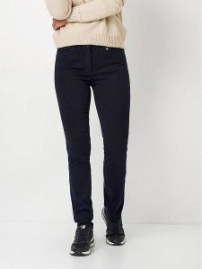 Rosner Dżinsy - Slim fit - w kolorze granatowym rozmiar: 48K. Niebieskie jeansy Rosner, bez wzorów, z podwyższonym stanem. Za 173,99 zł.