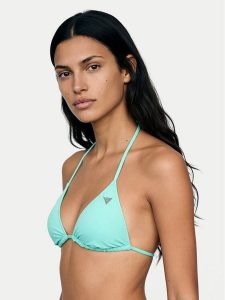Guess Góra od bikini E6GJ44 KF442 Zielony. Zielone bikini Guess, z aplikacjami, z syntetyku. Za 199,99 zł.