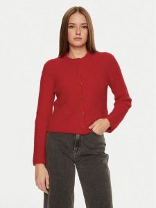Vero Moda Kardigan Awsome 10320724 Czerwony Standard Fit. Czerwone kardigany Vero Moda, z syntetyku. Za 99,99 zł.