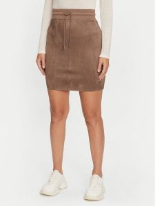 Guess Spódnica mini Tamara W2BD47 KAUJ2 Brązowy Slim Fit. Brązowe spódnice Guess, xs, z aplikacjami, z syntetyku, mini. Za 329,99 zł.