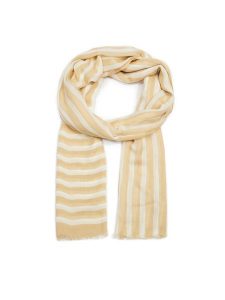 Tommy Hilfiger Szal Essential Flag AW0AW16031 Beżowy. Brązowe rękawiczki TOMMY HILFIGER, bez wzorów. Za 219,99 zł.