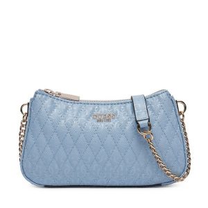 Torebka Guess. Niebieskie listonoszki Guess, z aplikacjami, bez dodatków. Za 289,99 zł.