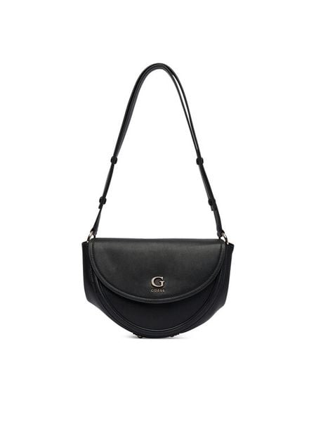 Guess Torebka Coleen HWBG97 39210 Czarny. Czarne listonoszki Guess, z aplikacjami, ze skóry, bez dodatków. Za 584,99 zł.