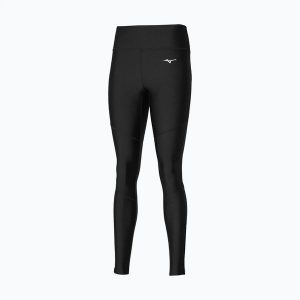 Legginsy do biegania damskie Mizuno Impulse Core Long. Czarne legginsy Mizuno, bez wzorów, z elastanu, długie. Za 139,99 zł.