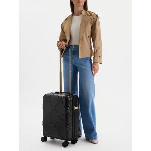 Walizka kabinowa Nine West. Czarne walizki Nine West, bez wzorów. Za 299,99 zł.