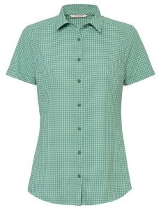Koszula turystyczna damska Vaude Seiland Shirt III. Szare koszule Vaude, bez wzorów, z materiału, bez kołnierzyka, bez ramiączek. Za 302,49 zł.