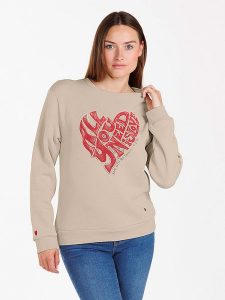 KEY LARGO Bluza "Need" w kolorze beżowym rozmiar: L. Brązowe bluzy KEY LARGO, l, bez wzorów, bez kaptura. Za 60,88 zł.