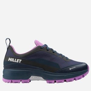 Buty turystyczne damskie MILLET W Wanaka Gore-Tex Granatowy. Niebieskie buty trekkingowe Millet, z gore-texu, bez zapięcia. W wyprzedaży za 644,30 zł.