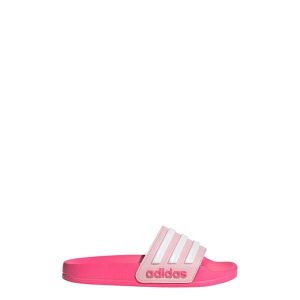 Klapki Adilette Shower. Białe klapki ADIDAS, bez wzorów, bez obcasa. Za 168,00 zł.