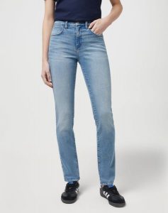 DAMSKIE SPODNIE WRANGLER SLIM SOUTHEAST 112352337. Jeansy Wrangler, bez wzorów, z jeansu. Za 209,99 zł.