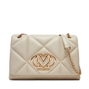 Torebka LOVE MOSCHINO. Białe torebki klasyczne LOVE MOSCHINO, bez wzorów, bez dodatków. Za 509,99 zł.