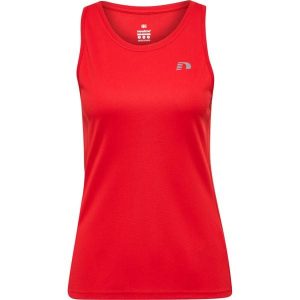Damski tank top Newline core running singlet. Czerwone topy Newline, xs, bez wzorów, bez kołnierzyka, bez ramiączek. Za 124,50 zł.
