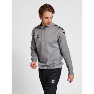 Bluza do piłki ręcznej dla dorosłych Hummel hml CORE XK. Szare bluzy Hummel, xl, bez wzorów, bez kaptura. Za 204,00 zł.