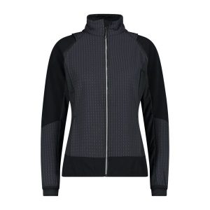 Kurtka damska turystyczna CMP 34A2356. Czarne kurtki CMP, l, bez wzorów, z softshellu, z kapturem. Za 425,00 zł.