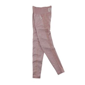 Second life - Legginsy damskie do biegania Gymshark - Jak nowy. Czerwone legginsy Gymshark, bez wzorów, z materiału. Za 106,46 zł.
