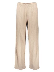 ONLY Spodnie w kolorze beżowym rozmiar: L/L32. Brązowe spodnie z wysokim stanem ONLY, bez wzorów, z materiału, z podwyższonym stanem. Za 82,99 zł.