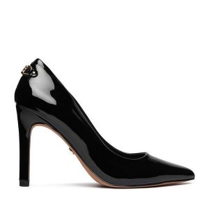Szpilki Nine West. Czarne szpilki Nine West, bez wzorów, bez obcasa. Za 279,99 zł.