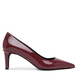 Szpilki Furla. Czerwone szpilki Furla, bez wzorów, bez obcasa. Za 639,00 zł.