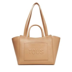 Torebka TOUS. Brązowe shopper bag Tous, bez wzorów, bez dodatków. Za 799,99 zł.