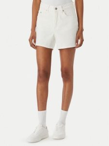 Karl Lagerfeld Jeans Szorty jeansowe B2W10066 Biały Regular Fit. Białe szorty Karl Lagerfeld Jeans, bez wzorów, z bawełny. Za 375,99 zł.