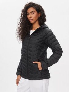 Columbia Kurtka zimowa Powder Lite 16990711 Czarny Slim Fit. Czarne kurtki Columbia, na zimę, s, bez wzorów, z syntetyku, bez kaptura. Za 469,99 zł.