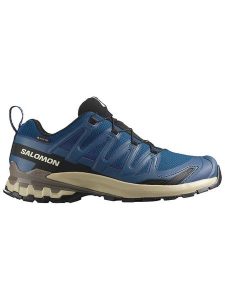 SALOMON Buty "XA Pro 3D V9 GTX" w kolorze niebieskim do biegania rozmiar: 47. Niebieskie buty sportowe Salomon, bez wzorów, z gore-texu, bez zapięcia, do biegania, gore-tex. Za 346,99 zł.