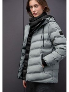 Street One Kurtka pikowana w kolorze szarym rozmiar: 40. Szare kurtki Street One, bez wzorów, bez kaptura. Za 330,67 zł.