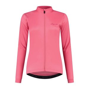 Bluza rowerowa damska Rogelli Core. Czerwone bluzy Rogelli, na jesień, l, bez wzorów, bez kaptura. Za 259,00 zł.