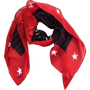 Chusta TOMMY JEANS - Tjw Logo Square AW0AW05997 901. Apaszki i chusty marki Tommy Jeans. W wyprzedaży za 139,00 zł.