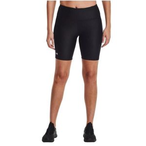 Spodenki sportowe damskie Under Armour HG Bike Shorts. Czarne spodenki sportowe Under Armour, m, bez wzorów, z elastanu, rowerowe. Za 233,50 zł.
