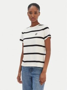 Tommy Hilfiger T-Shirt Script WW0WW47809 Beżowy Regular Fit. Brązowe t-shirty TOMMY HILFIGER, xl, bez wzorów, z bawełny, bez kołnierzyka, bez ramiączek. Za 169,99 zł.