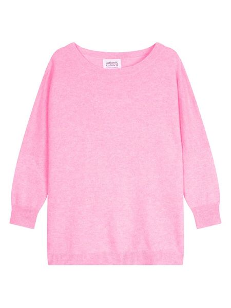 AUTHENTIC CASHMERE Kaszmirowy sweter "Goléon" w kolorze jasnoróżowym rozmiar: S. Różowe swetry oversize AUTHENTIC CASHMERE, s, bez wzorów, z kaszmiru, bez ramiączek. Za 295,86 zł.