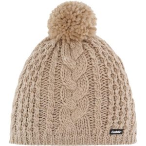 Czapka Eisbar Afra Pompon MÜ. Brązowe czapki Eisbar, bez wzorów, z materiału, sportowe. Za 150,00 zł.