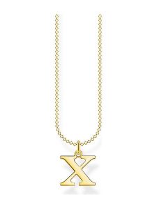 Thomas Sabo Pozłacany naszyjnik z zawieszką - dł. 45 cm rozmiar: onesize. Żółte naszyjniki Thomas Sabo, pozłacane. Za 209,95 zł.