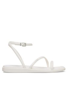 Crocs Sandały Miami Ankle Strap Sandal 212256 Beżowy. Brązowe sandały Crocs, bez wzorów, z tworzywa sztucznego, bez obcasa, na płaskiej podeszwie, bez zapięcia. Za 179,99 zł.