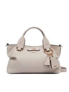 Guess Torebka Suzy Mini HWBG23 22760 Kremowy. Białe torebki klasyczne Guess, z aplikacjami, ze skóry, bez dodatków. Za 544,99 zł.