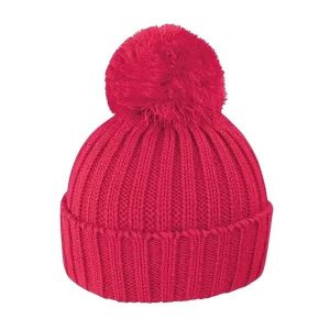 Czapka Dzianinowa HDi Quest. Czerwone czapki RESULT WINTER ESSENTIALS, bez wzorów, z dzianiny. Za 39,99 zł.