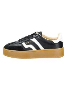 GANT Footwear Skórzane sneakersy "Cuzmani" w kolorze czarnym rozmiar: 37. Czarne trampki GANT Footwear, bez wzorów, bez zapięcia. Za 364,62 zł.