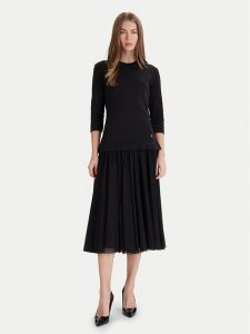 JOOP! Sukienka codzienna Taren 30047770 Czarny Regular Fit. Czarne sukienki JOOP!, na co dzień, bez wzorów, z bawełny, bez kołnierzyka, bez ramiączek, proste. Za 699,99 zł.