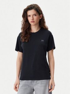 Napapijri T-Shirt S-Nina NP0A4H87 Czarny Regular Fit. Czarne t-shirty Napapijri, s, bez wzorów, z bawełny, bez kołnierzyka, bez ramiączek. Za 129,99 zł.