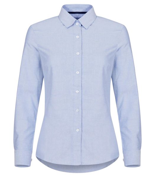Clique Koszula Oxford Garland damska z bawełny – royal blue. Niebieskie koszule CLIQUE, xl, bez wzorów, z bawełny, bez kołnierzyka, bez ramiączek. Za 229,65 zł.