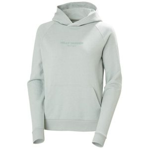 Bluza damska Helly Hansen Core. Zielone bluzy Helly Hansen, uniwersalny, bez wzorów, z bawełny, bez kaptura. Za 342,50 zł.