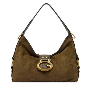 Torebka Guess. Zielone torebki klasyczne Guess, z aplikacjami, bez dodatków. Za 674,99 zł.